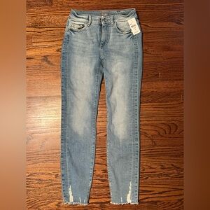 DL1961 Florence Ankle Mid Rise Instasculpt Skinny Jeans Osbourne Wash Womens 26